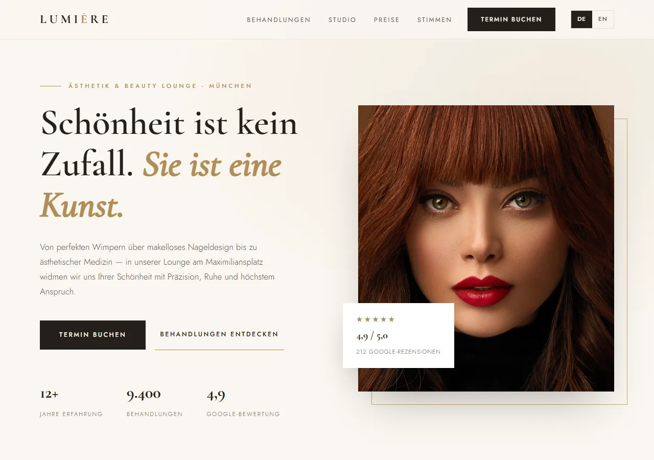 Designkonzept: LUMIÈRE – Kosmetik