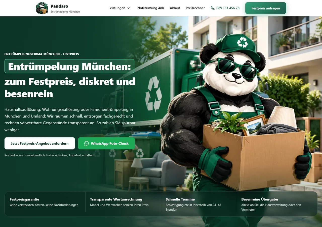 Designkonzept: Pandaro – Entrümpelung